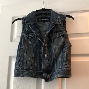 Denim vest